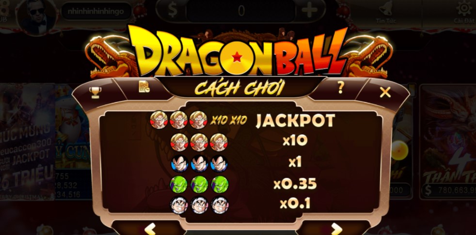 Luật chơi của game Dragon ball z V8 club như thế nào?