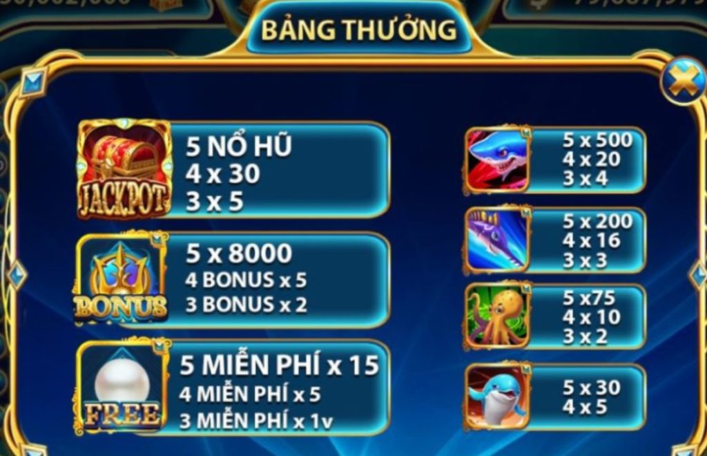 Luật chơi Thủy cung tại V8 club như thế nào?