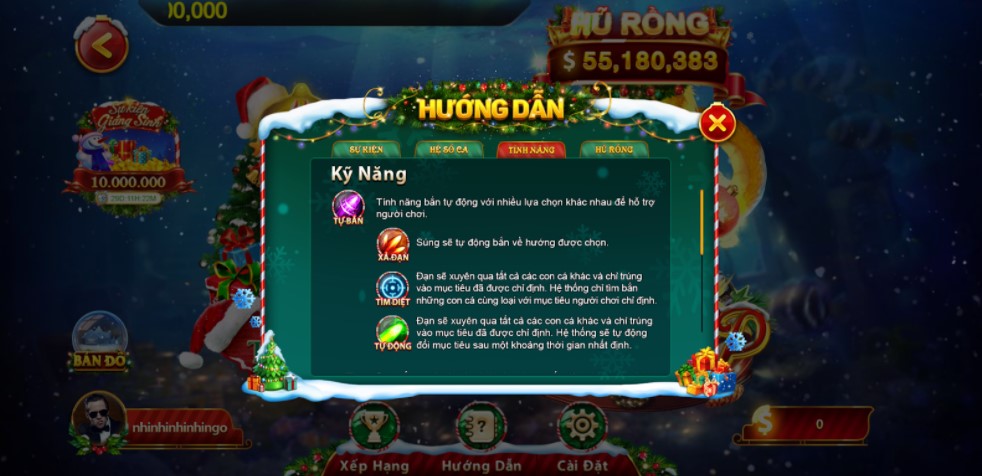 Các chức năng và luật chơi của game vua săn cá V8 club